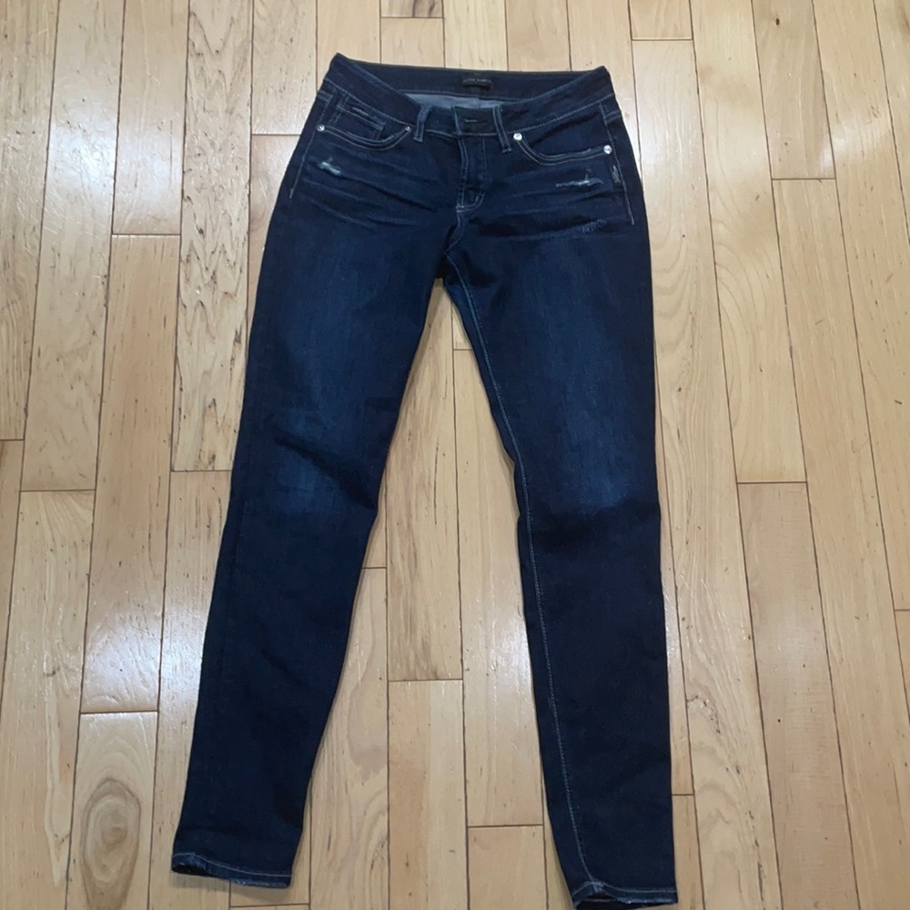 Silver jeans wore once